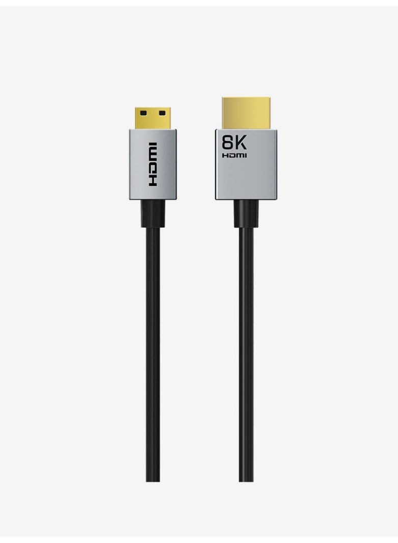 كابل تايم كابل HDMI صغير ثنائي الاتجاه بدقة 8K60 هرتز، طوله 10 أقدام، متوافق مع كاميرا Raspberry Pi Zero وكاميرا الفيديو - Image 1